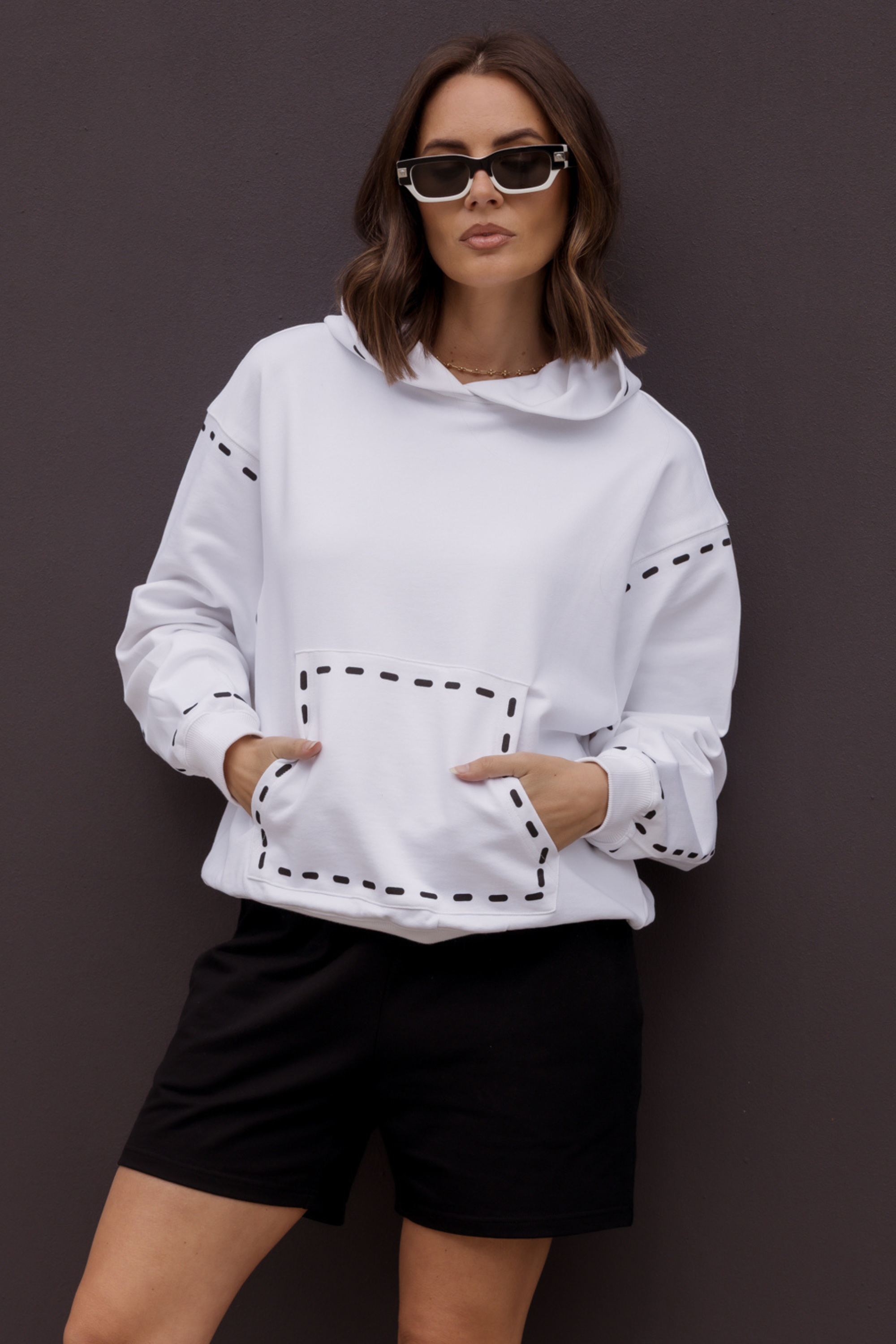 DASHES Jumper White