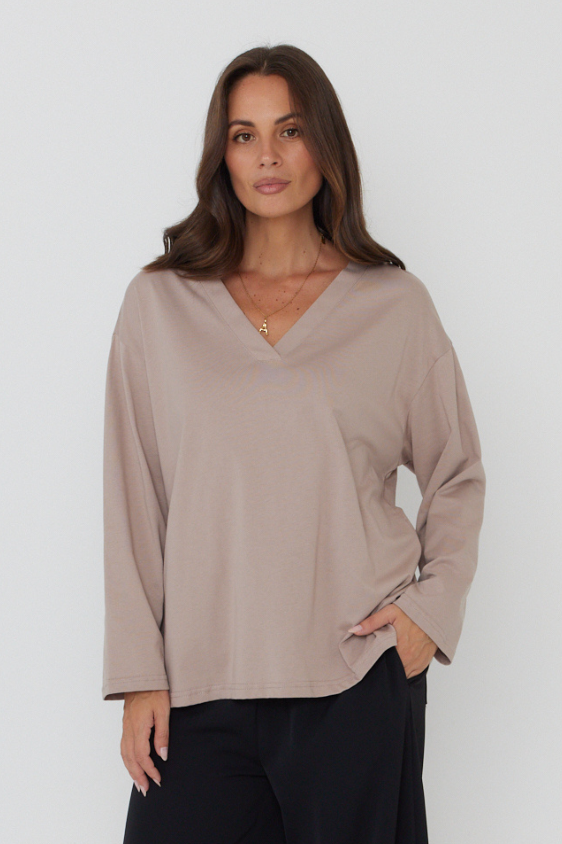 NIX V Long Sleeve Top Coco