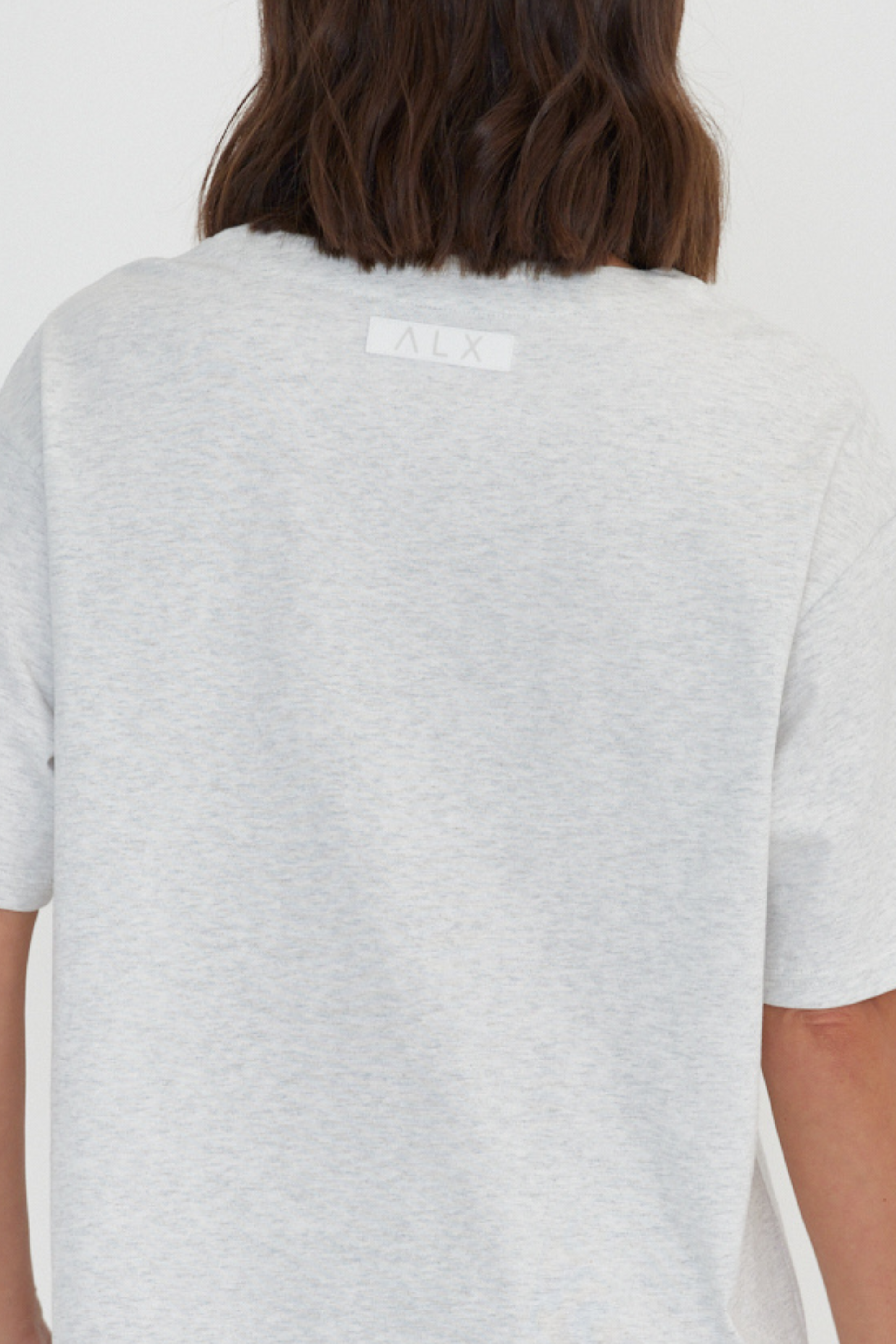 NIX V-Neck T-Shirt Grey Marle