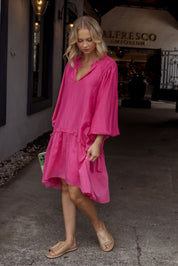 TOMMY Dress Hot Pink
