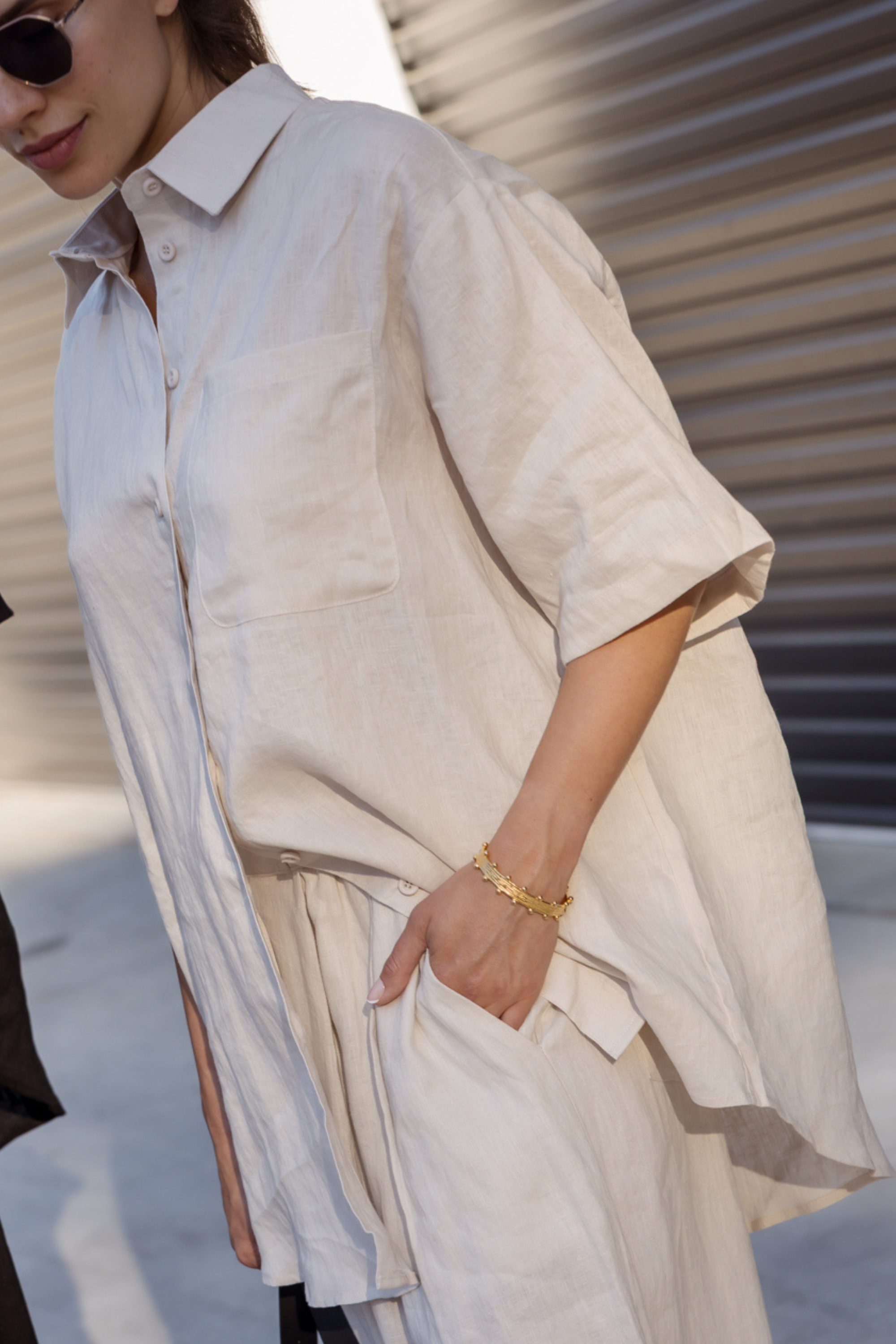 ROGUE Shirt Linen Stone