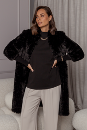 SUTTI Faux Jacket Black