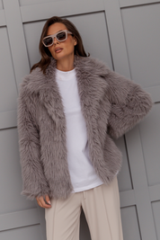JUJU Faux Jacket Grey