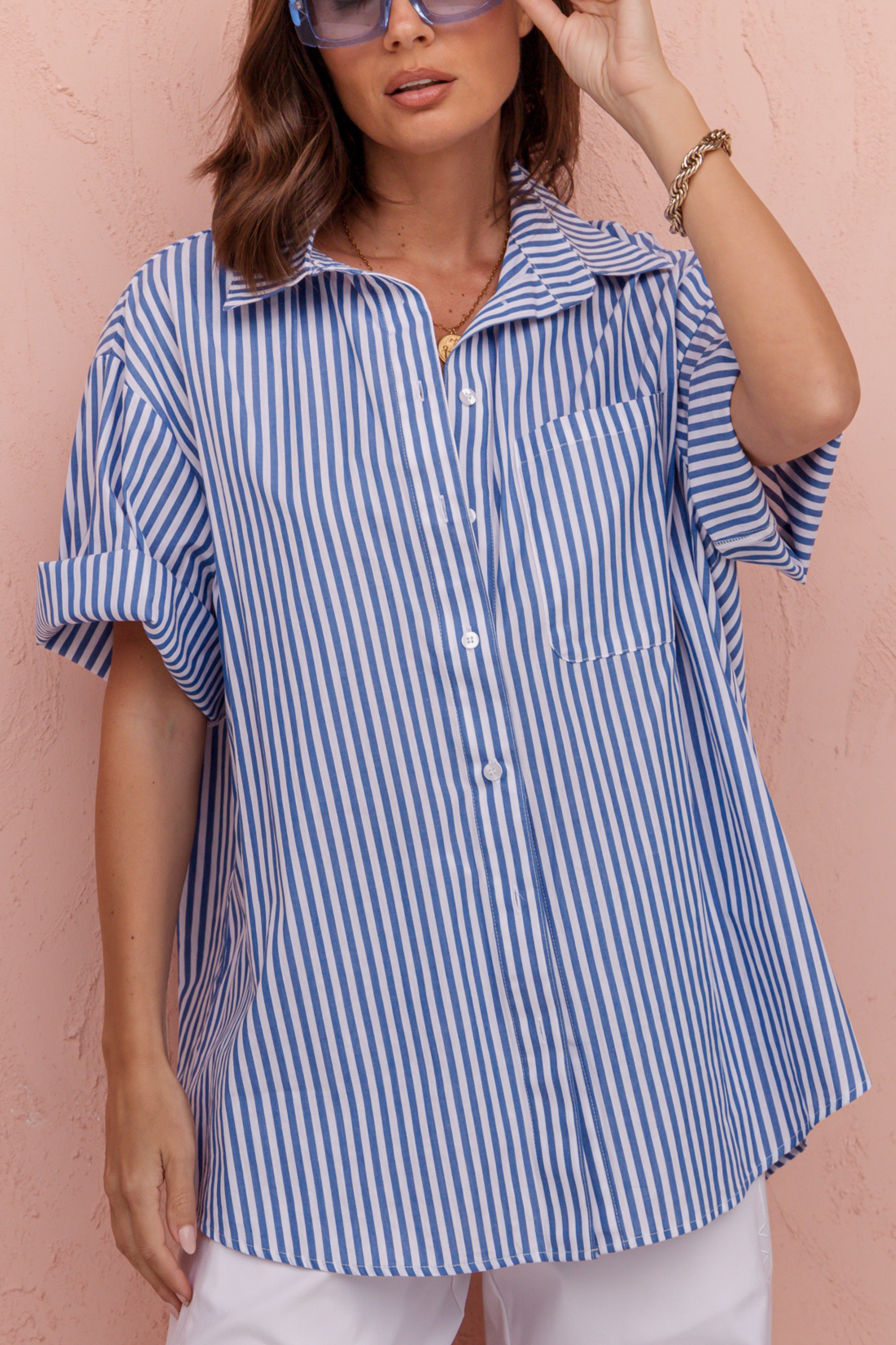 ROGUE Shirt Blue Stripe
