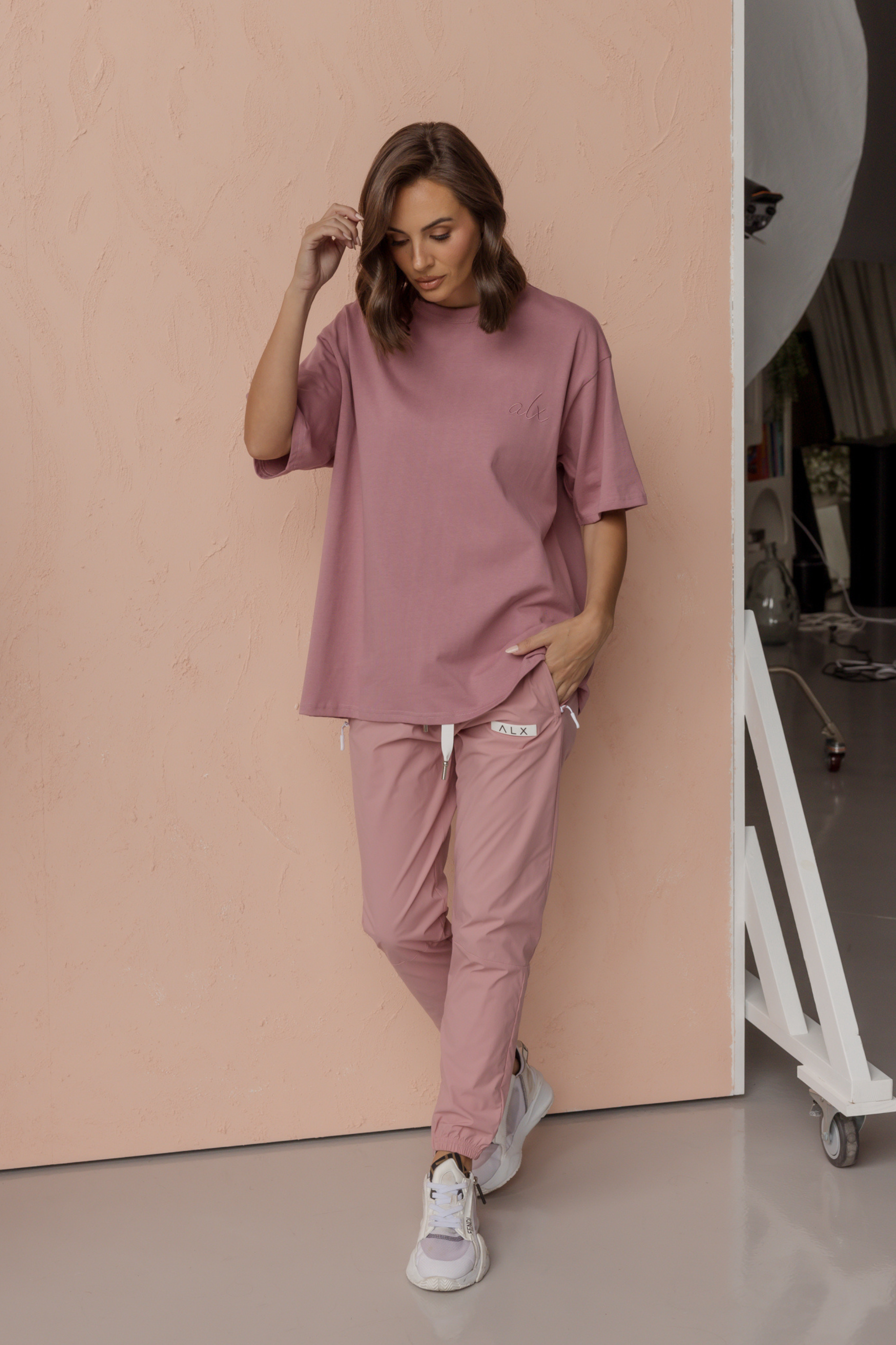 JINKS T-shirt Dusty Pink