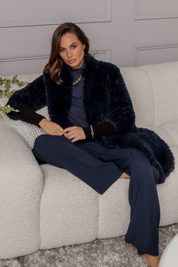 SUTTI Faux Jacket Navy
