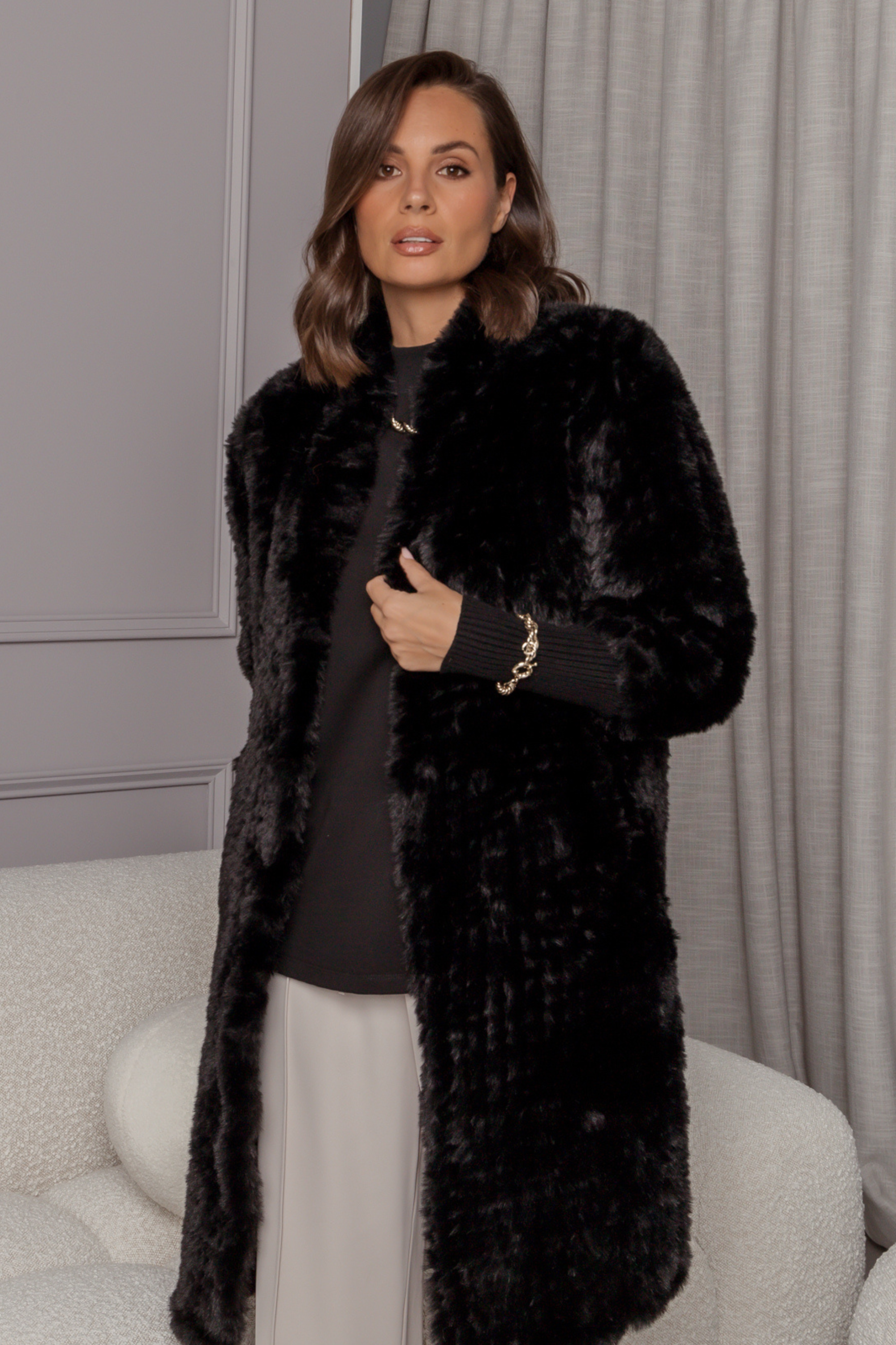 SUTTI Faux Jacket Black