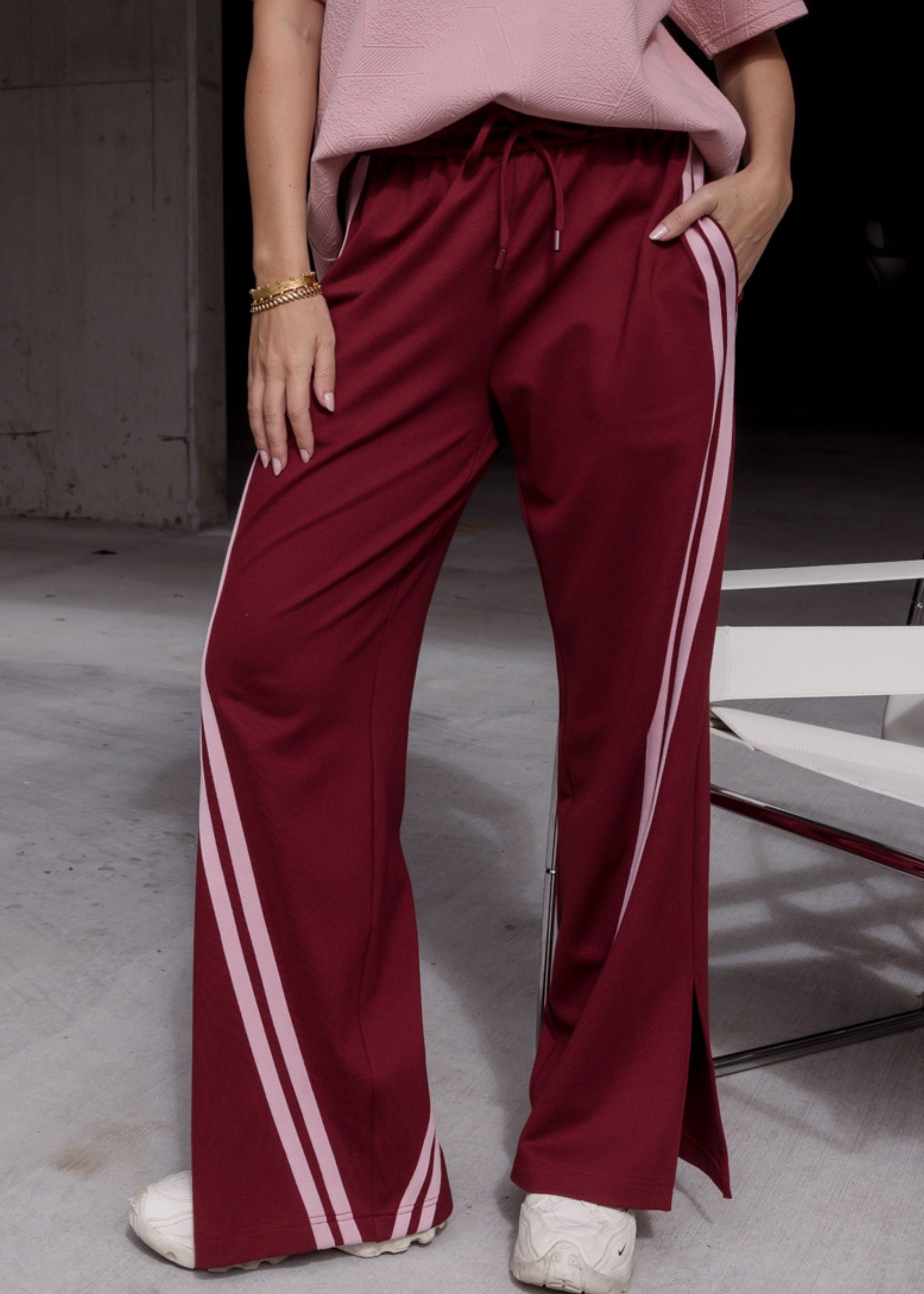 JITSUM Pants Burgundy