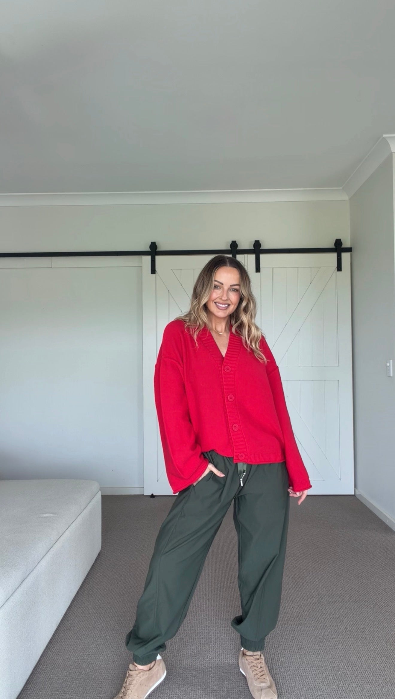 DANTE Cardigan Red