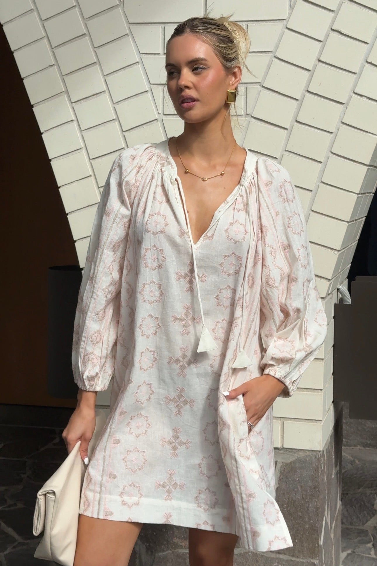 TWILL Dress Ivory