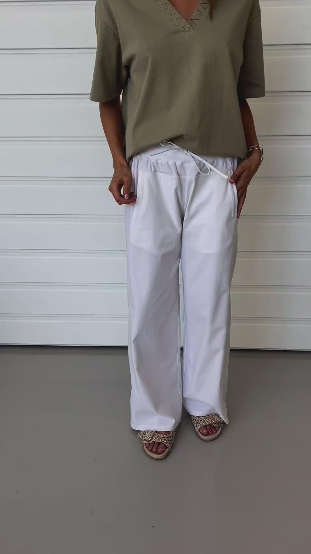 ARDEN Pants White (Petite)