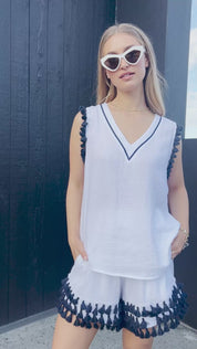 JAX Top White