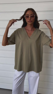 SQUIDY T-Shirt Taupe