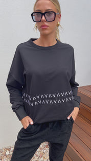 PENEX Long Sleeve Top Black