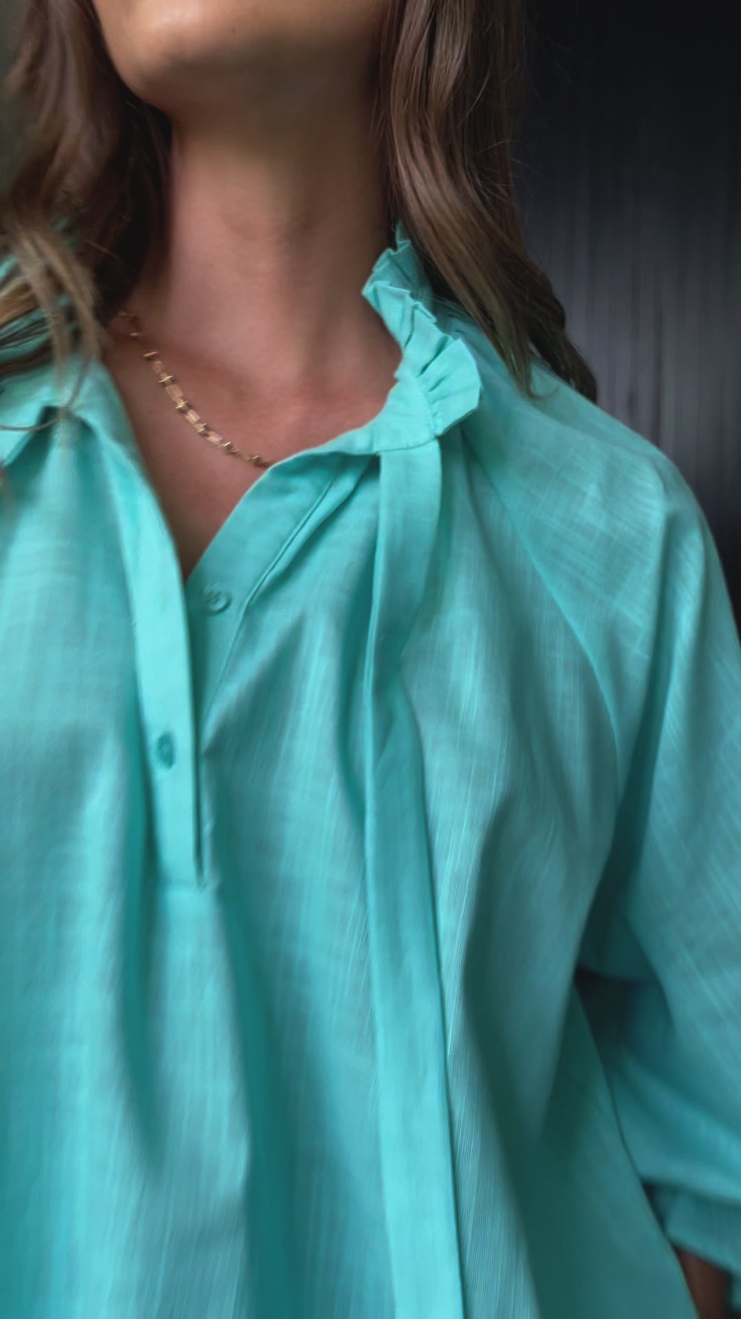 DANILL Blouse Aqua