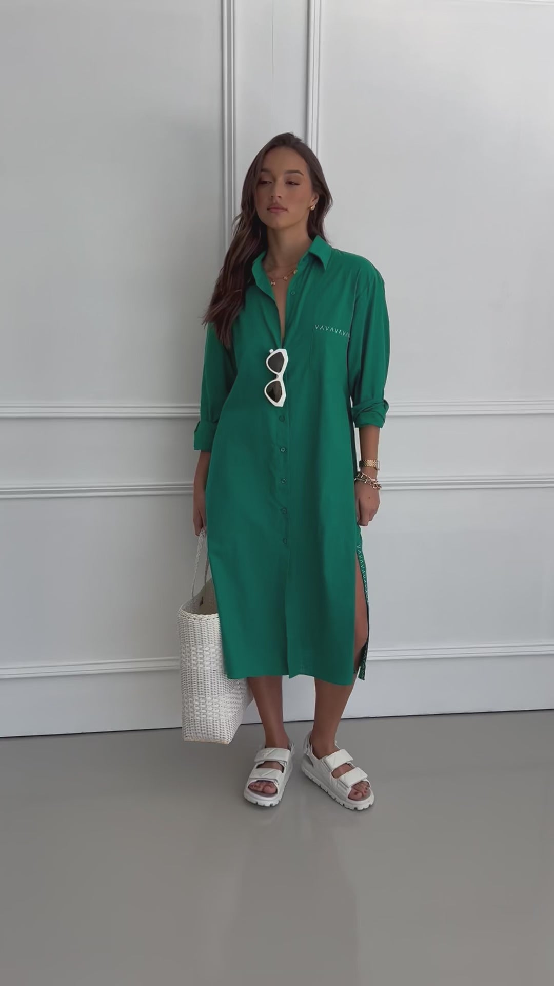 OSKO Dress Emerald