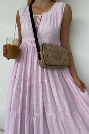 FLORIEN Dress Pink Stripe