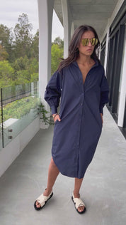 BANJO Dress Navy