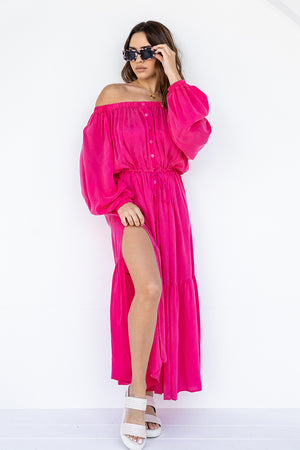 ROXETTE Dress Hot Pink