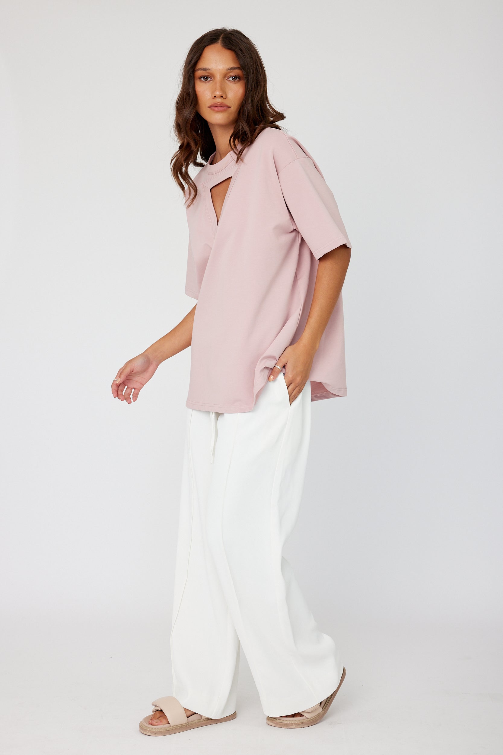 MARCUS T-Shirt Smokey Plum