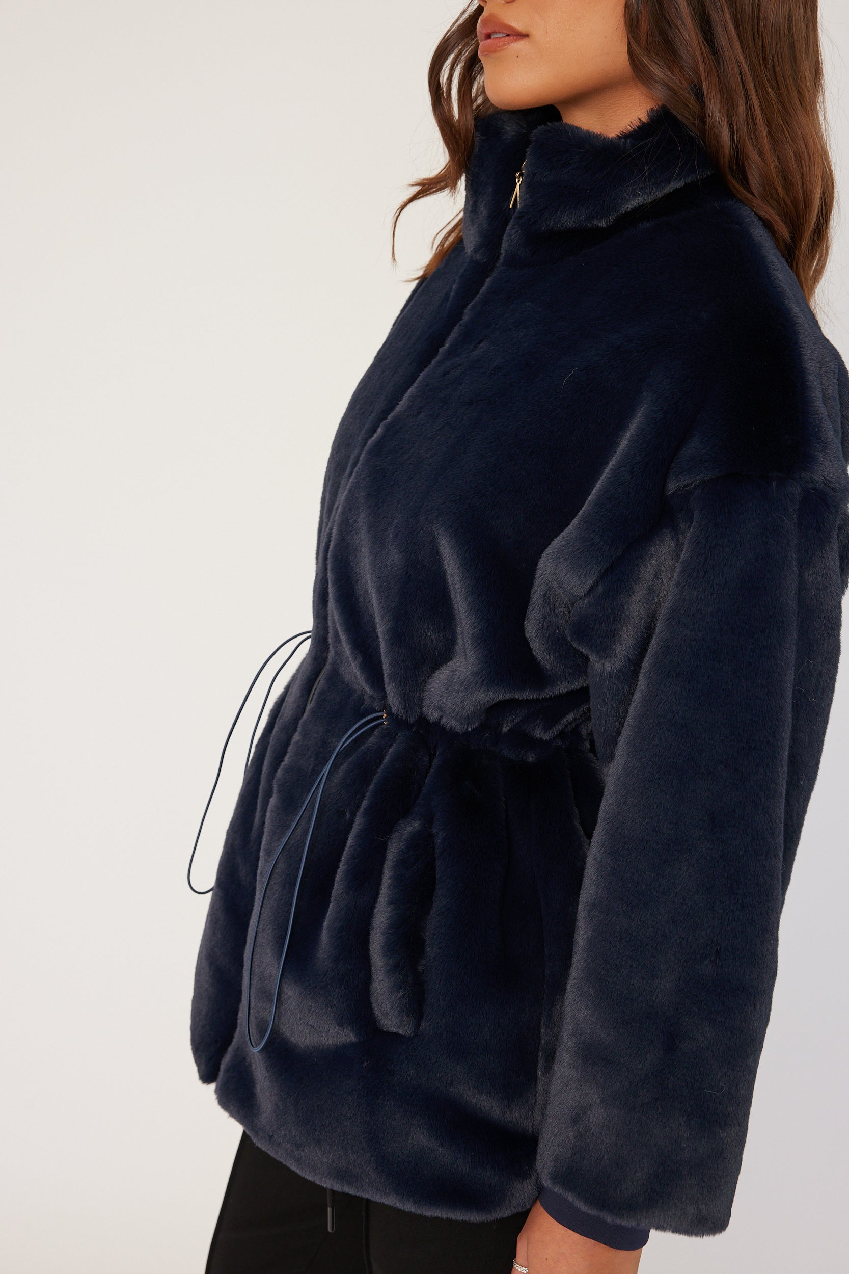 RAFFERTY Faux Jacket Navy