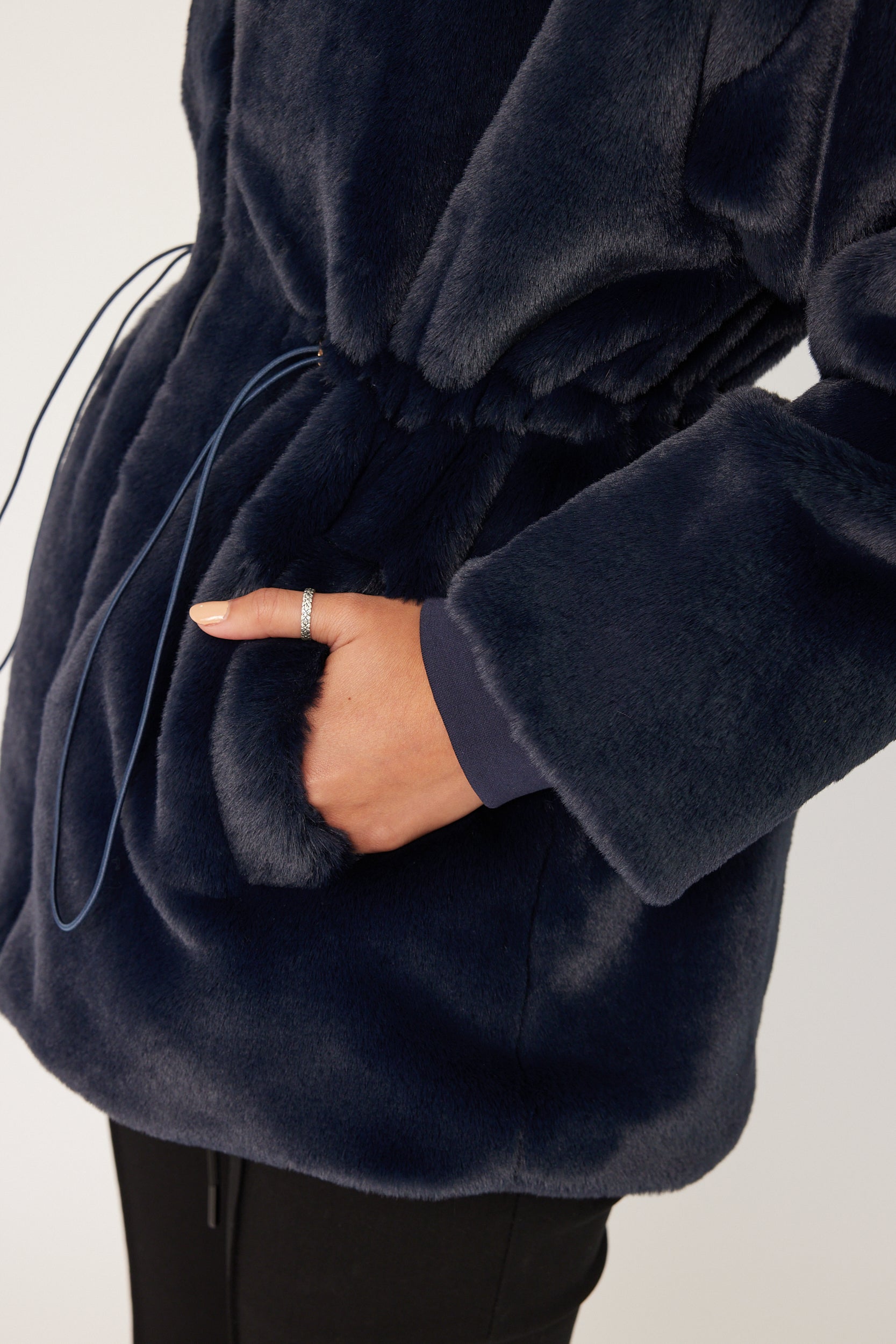 RAFFERTY Faux Jacket Navy