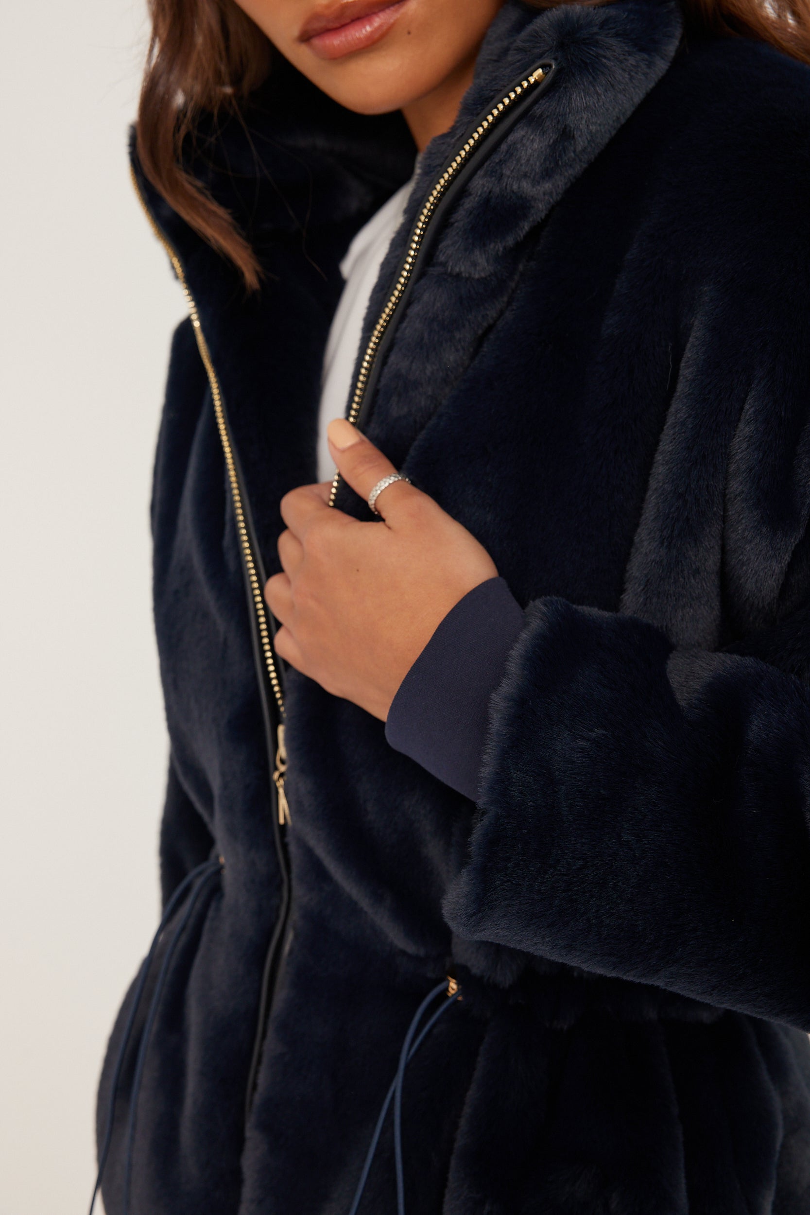 RAFFERTY Faux Jacket Navy