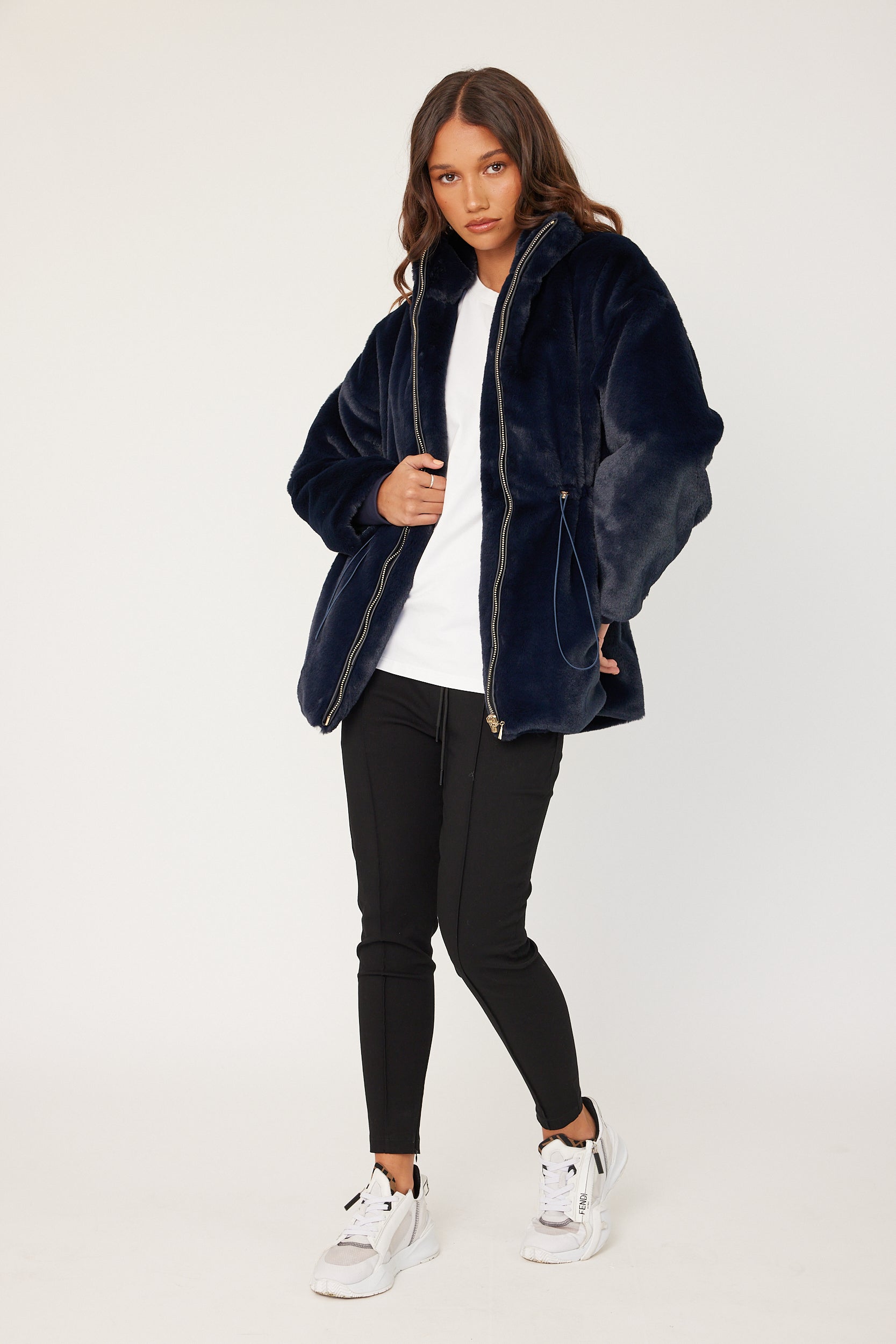 RAFFERTY Faux Jacket Navy