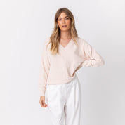 WESTLEY Knit Jumper Beige