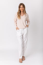 WESTLEY Knit Jumper Beige