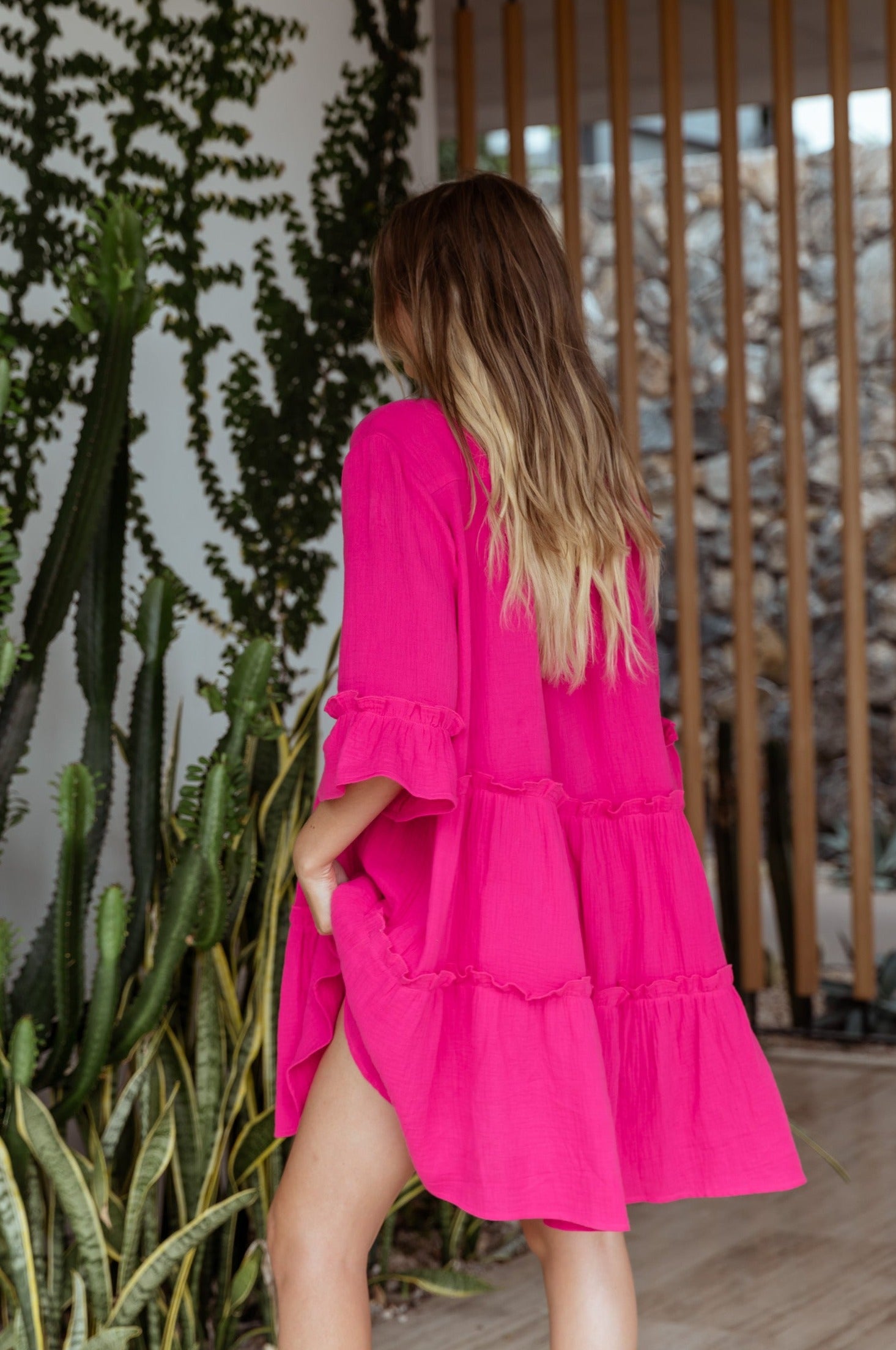 MALIBU Dress Hot Pink