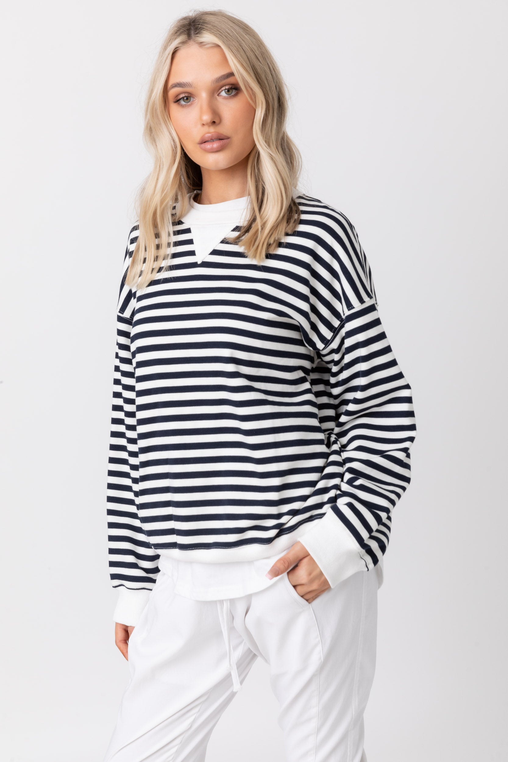 MACCAN Navy Stripe