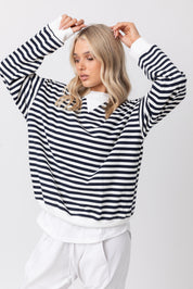 MACCAN Navy Stripe