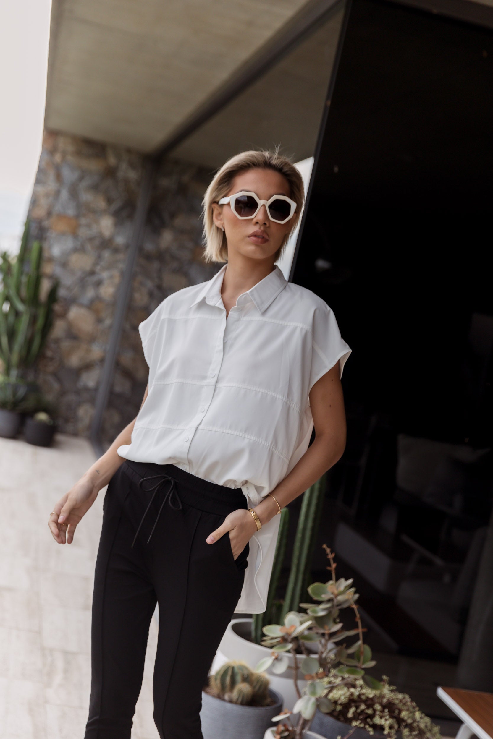 PANDA Blouse White