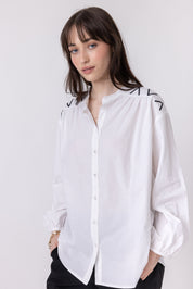 KNIGHT Blouse White