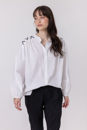 KNIGHT Blouse White