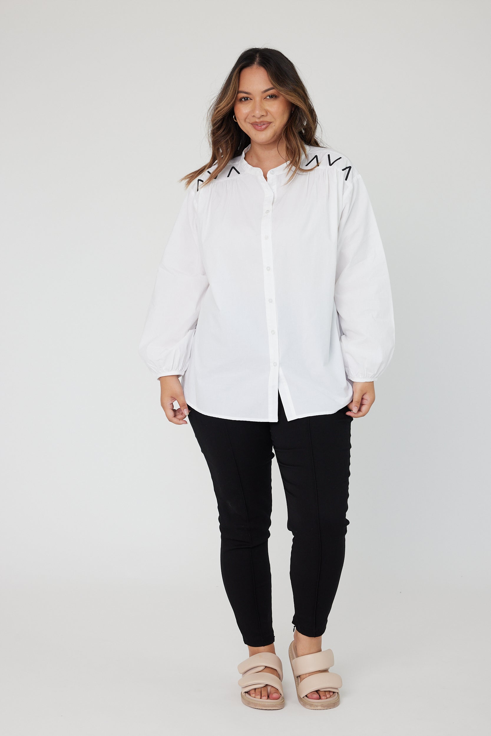 KNIGHT Blouse White