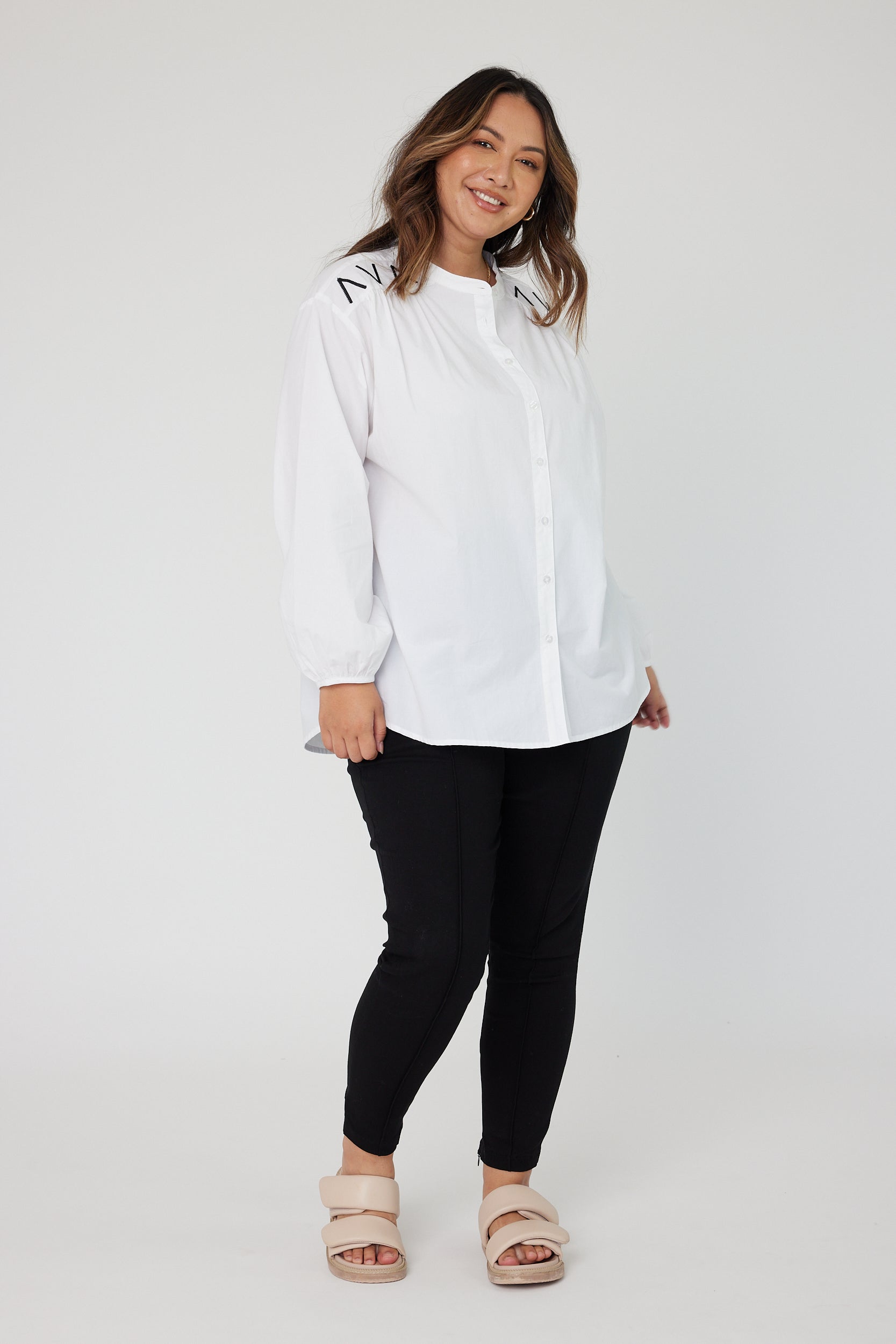 KNIGHT Blouse White