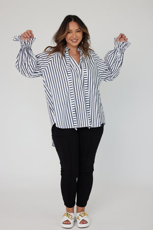 DANILL Navy Wide Stripe