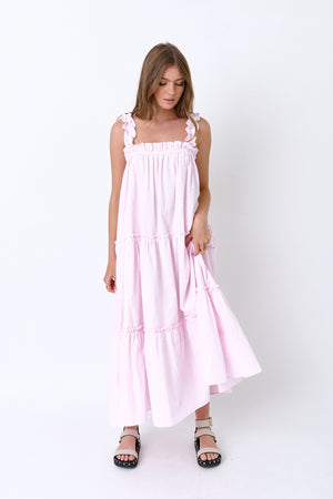 ELLAS Dress Pink Stripe
