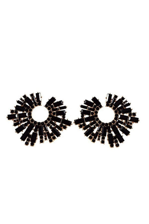 CARLA Earrings by MAYA - Black