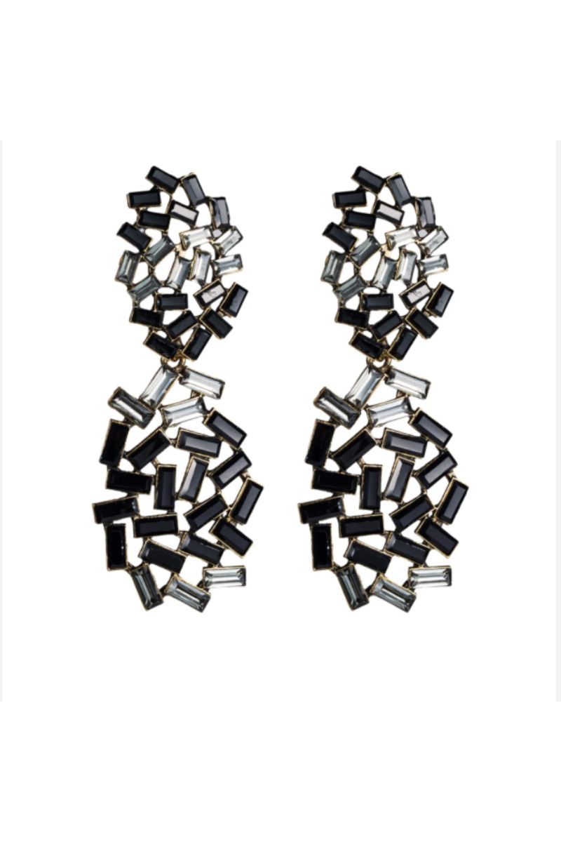CELESTE Earrings by MAYA - Black and White