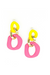 PETALS Earrings by MAYA - YELLOW/PINK